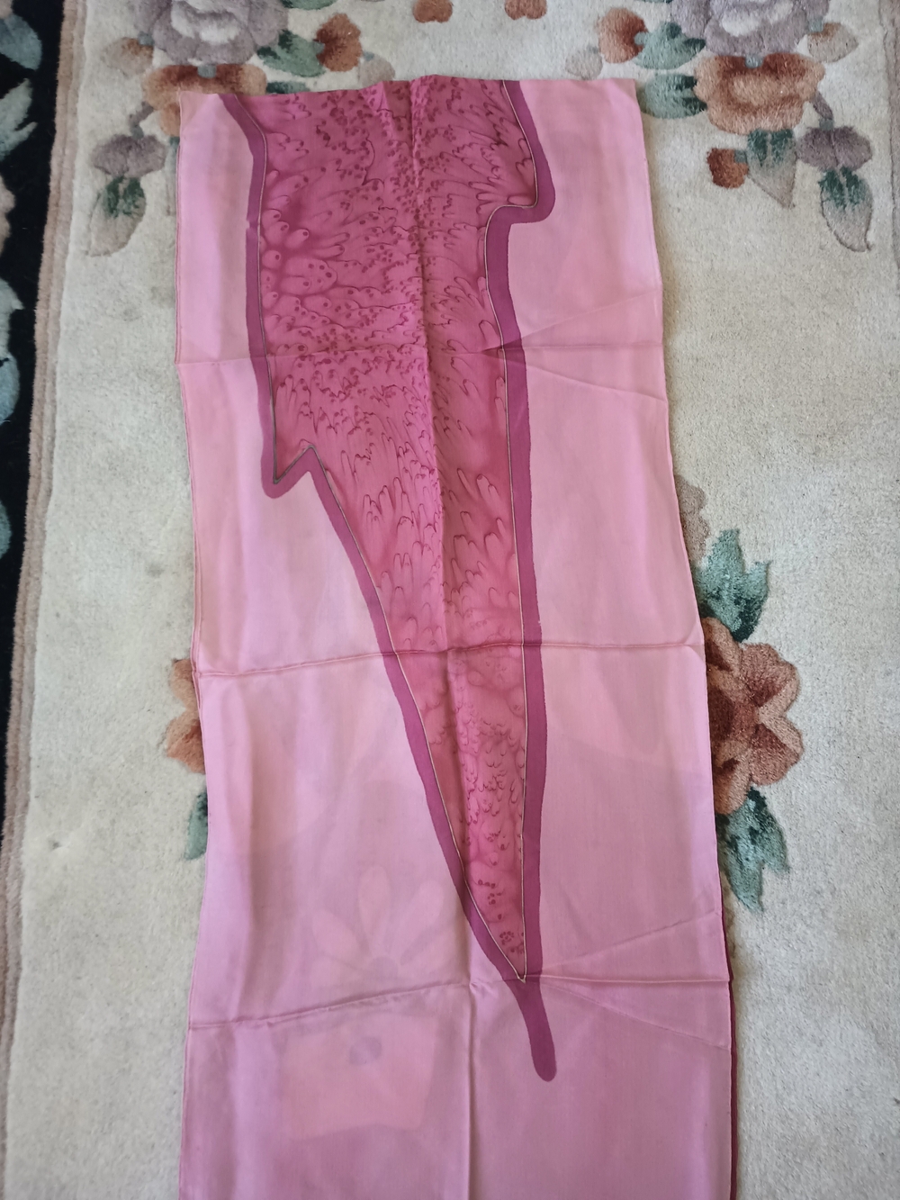 Women's Silk Scarf - Picture 6 of 9